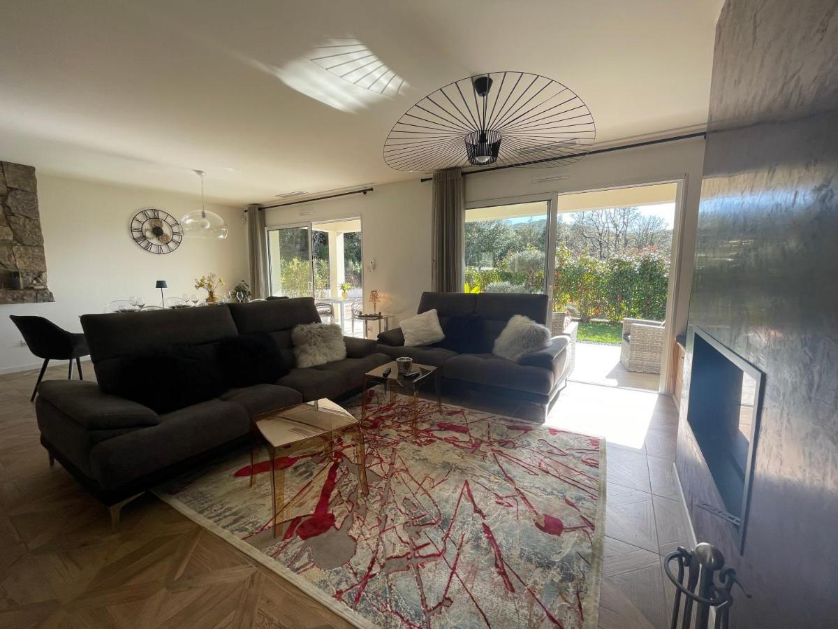 Magnifique Villa Recente Entre Mer Et Montagne Situee Entre Ajaccio Et Porticcio Cauro Eksteriør bilde